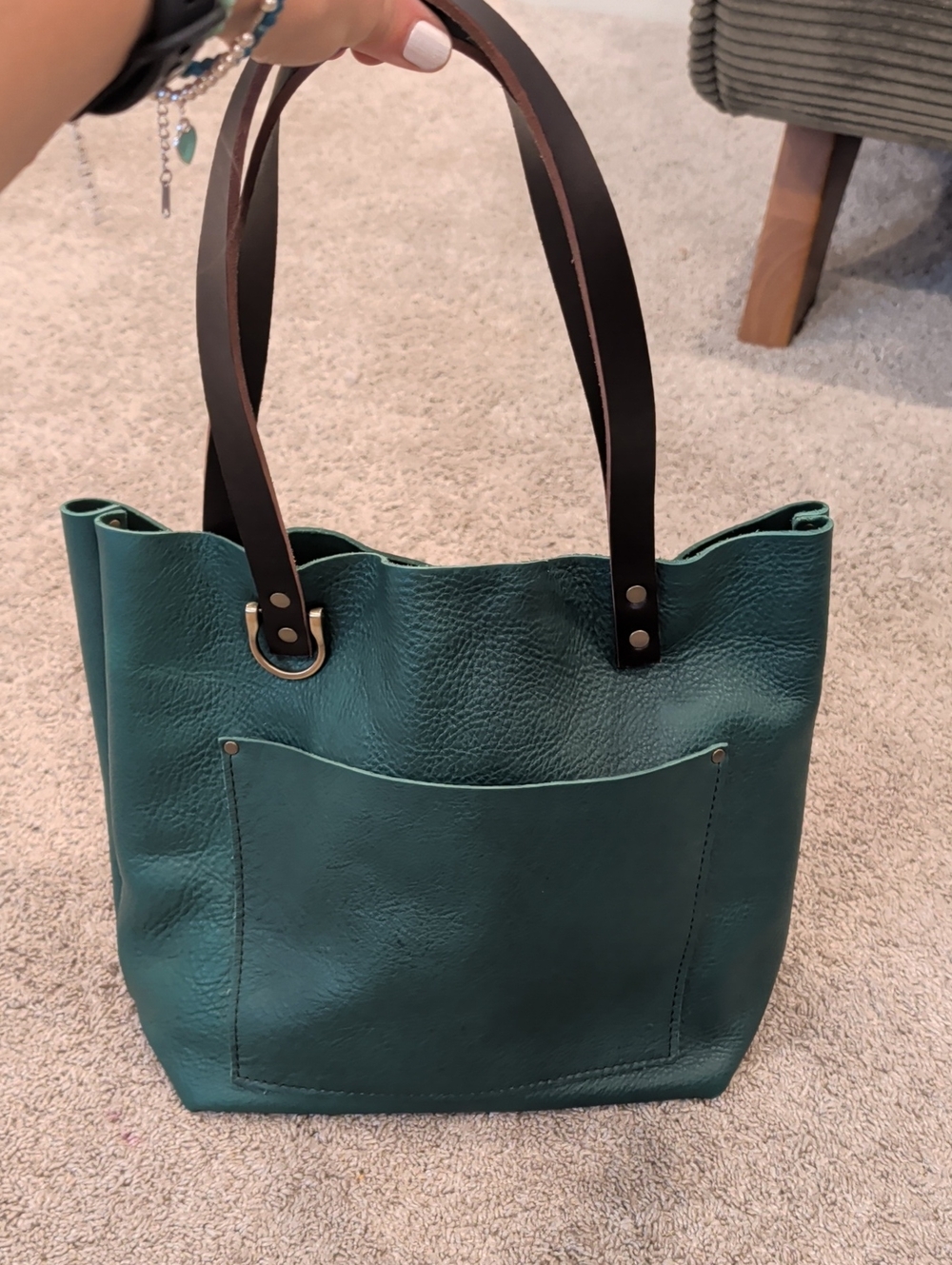 Portland Leather Classic Medium Tote - Bacalar